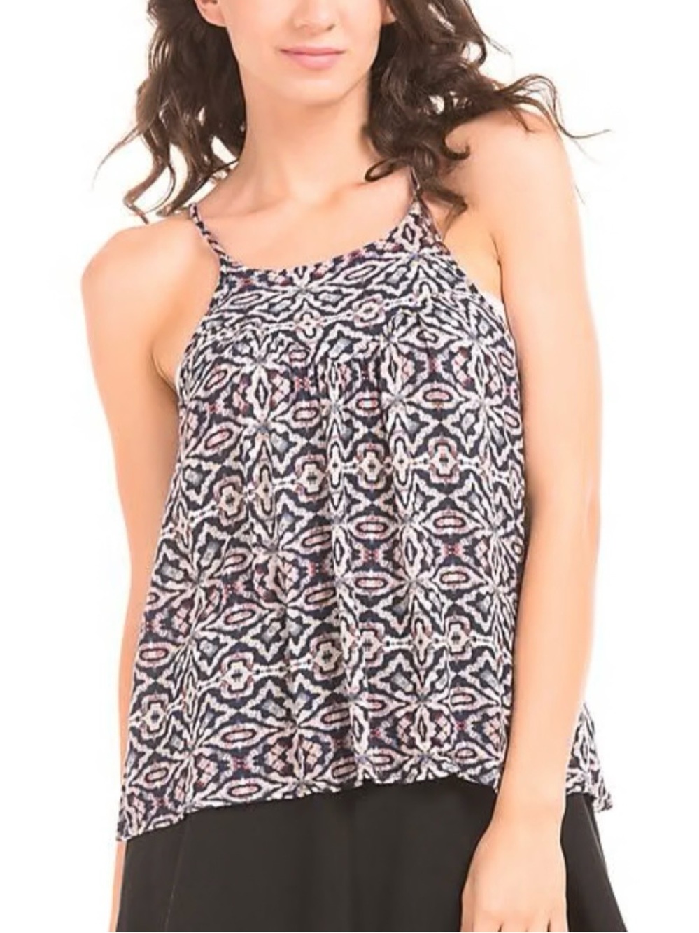 Aeropostale Geometric Printed Swing Top Size XS